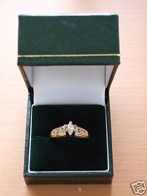 14 Carat Gold 1/4 Carat Diamond Ring