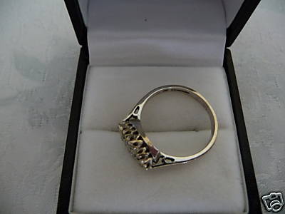 white gold Diamond set cluster ring