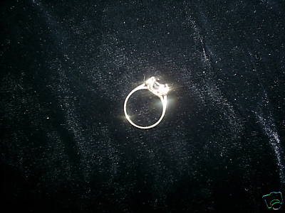 Gold Garnet stone dress ring