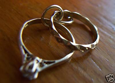 Engagement and Wedding Ring Charm